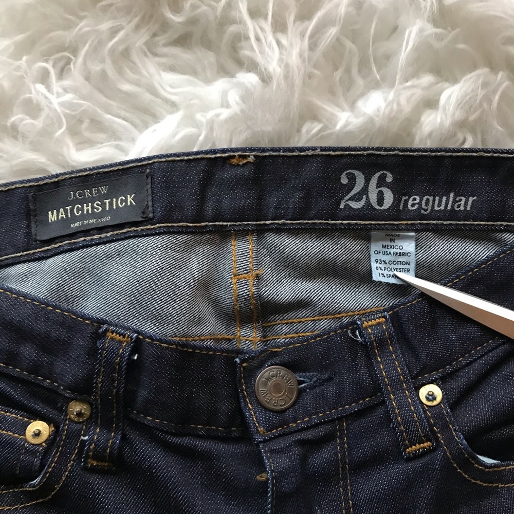 J.Crew: 8 Toothpick Jean In Classic Rinse - Picture 6 of 8